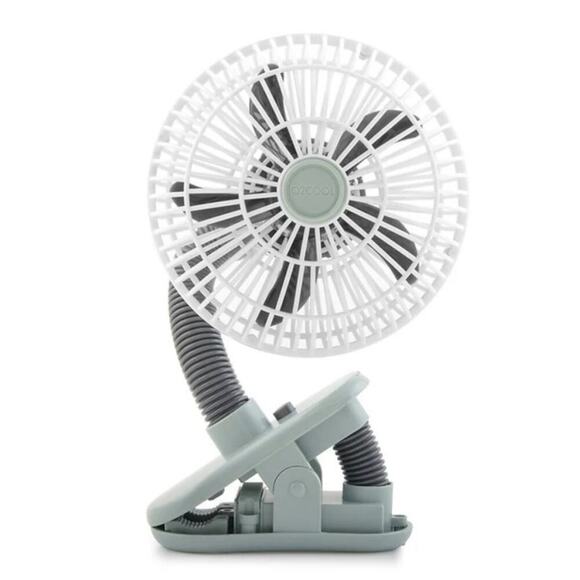 NEW O2COOL White Battery Powered 4" Clip Fan Heavy Duty - Picture 1 of 8